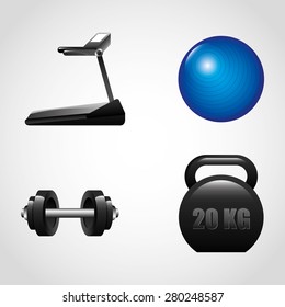 gym icon design, vector illustration eps10 graphic 