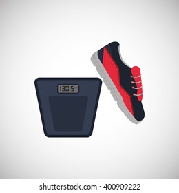Gym icon design , vector illustration