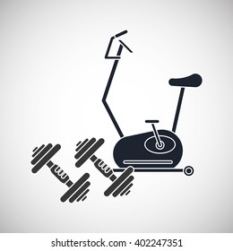 Gym icon design , vector illustration