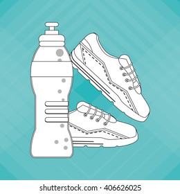 Gym icon design , vector illustration