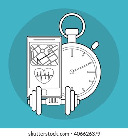 Gym icon design , vector illustration