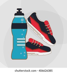 Gym icon design , vector illustration