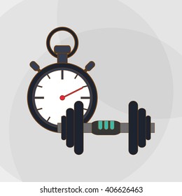 Gym icon design , vector illustration