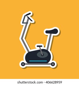 Gym icon design , vector illustration