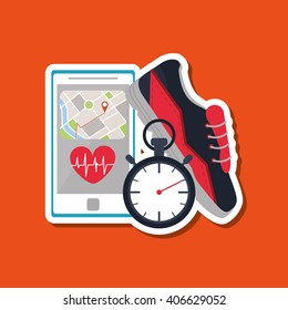 Gym icon design , vector illustration