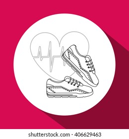 Gym icon design , vector illustration