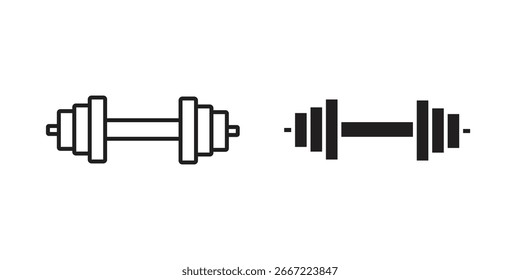 Icono de gimnasio. Vectores de gráficos doodle