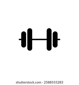 Gym icon Flat vector set outline