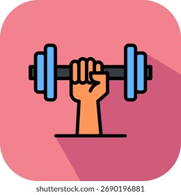 Gym Icon isometric Vector Illustration