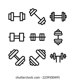 gym icon or logo isolated sign symbol vector illustration - Collection of high quality black style vector icons
