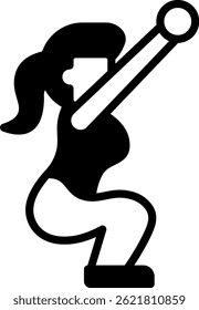 Gym Icon Mixed Vector Illustration