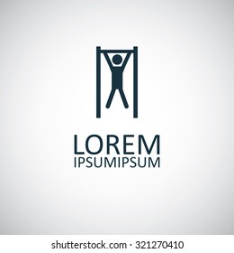 gym icon, on white background
