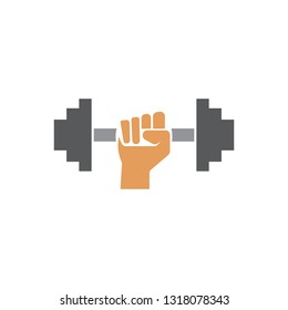 gym icon. Simple element illustration. gym concept symbol design. Can be used for web and mobile