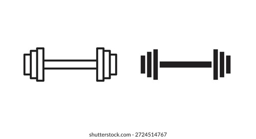 Fitnessstudio-Symbol in einfachen flachen Trend modernes Grafikdesign abstraktes Logo-Element