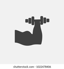 gym icon vector. fit icon vector