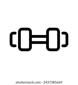 Ilustración de diseño de símbolo vectorial de icono de gimnasio