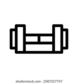 Gym Icon Vector Symbol Design Illustration