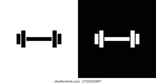 Fitnessraum-Symbol. Vektorvorlage. Konzept Icon flaches Design.