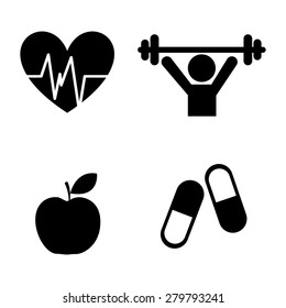 gym icons design, vector illustration eps10 graphic 