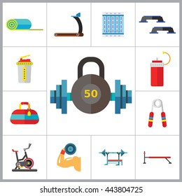 Gym Icons Set