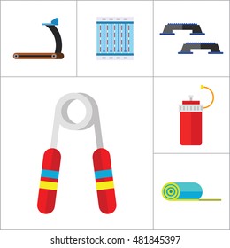 Gym Icons Set