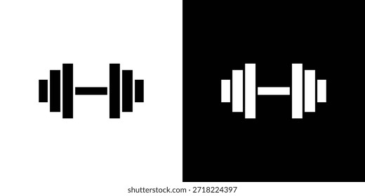 Iconos del gimnasio. Vector Plantilla Ilustración Símbolo Píxeles Perfecto