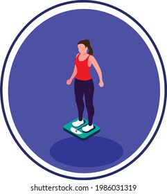 implementos y accesorios para gimnasios, imagen vectorial de fondo morado circular multicolor