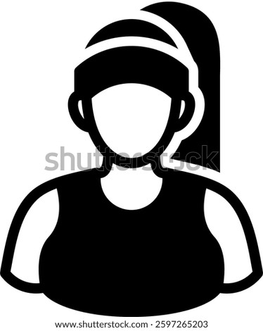 Gym Instructor Icon Element For Design