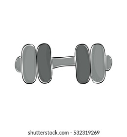 Gym iron weigth icon vector illustration graphic design