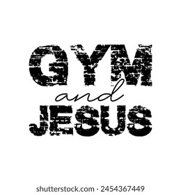 Gym and Jesus funny shirt