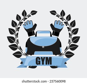 gym label design