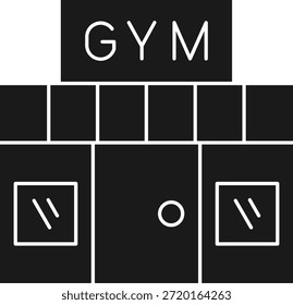 Gym Line vector Icon Design