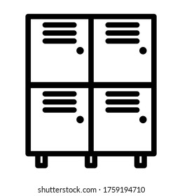 Vector de icono de símbolo de bloqueo de gimnasio