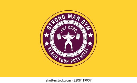 Gym Logo Design and Tshirt Design
