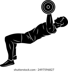 gym logo design vector file silhouette bodybuilder
