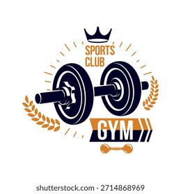 gym logo design vector file illustration silhouette fitness logo