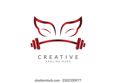 gym logo design vector illustration

