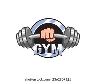  Gym Logo Design Vector Template. Training Center logo.