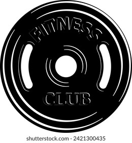 Gymnasium Logo Design Vektorgymnastik Gewicht Kettlebell , Platten , Gymnastiklogos Hantel