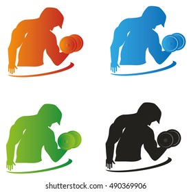 Gym Logo With Different Colors