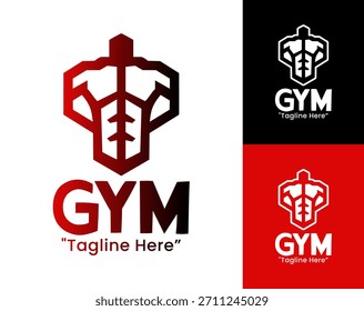 Gym Logo Dynamic Athletic Training Mark