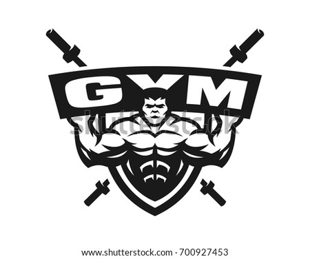 Gym logo, emblem.