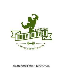 Gym logo, fitness logo 