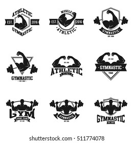 Gym logo, fitness logo