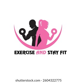 Gym logo Fitness builders logo Gym training centre logo