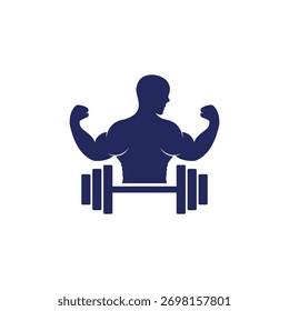 Design-Vorlage für das Symbol des Fitnessstudios