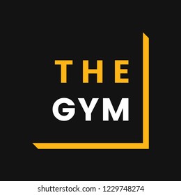 El vector de inspiración del logo del gimnasio