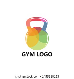 Gym Logo Template Design Vector, Emblem, Design Concept, Creative Symbol, Icon