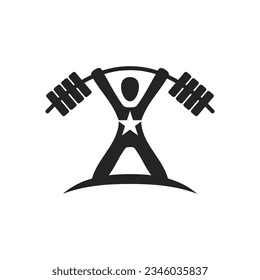 gym logo template Isolated. Brand Identity. Icon Abstract Vector graphic