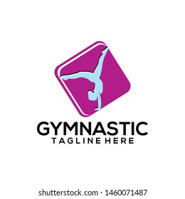 Gym logo template vector. Healthy sport logo